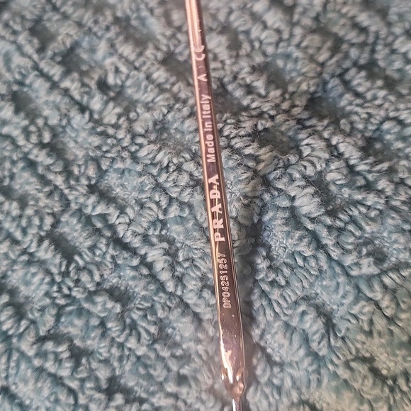 PRADA RUNWAY Steel & Black SquareTop Bar Sunglasses NWT - Picture 7 of 8